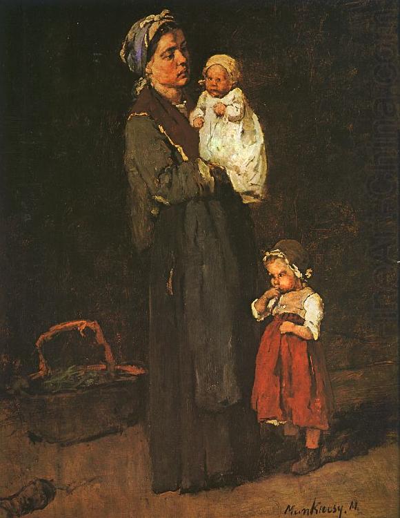 Mother and Child  ddf, Mihaly Munkacsy